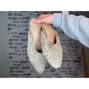 Caslon | women fur printed calf hair mules